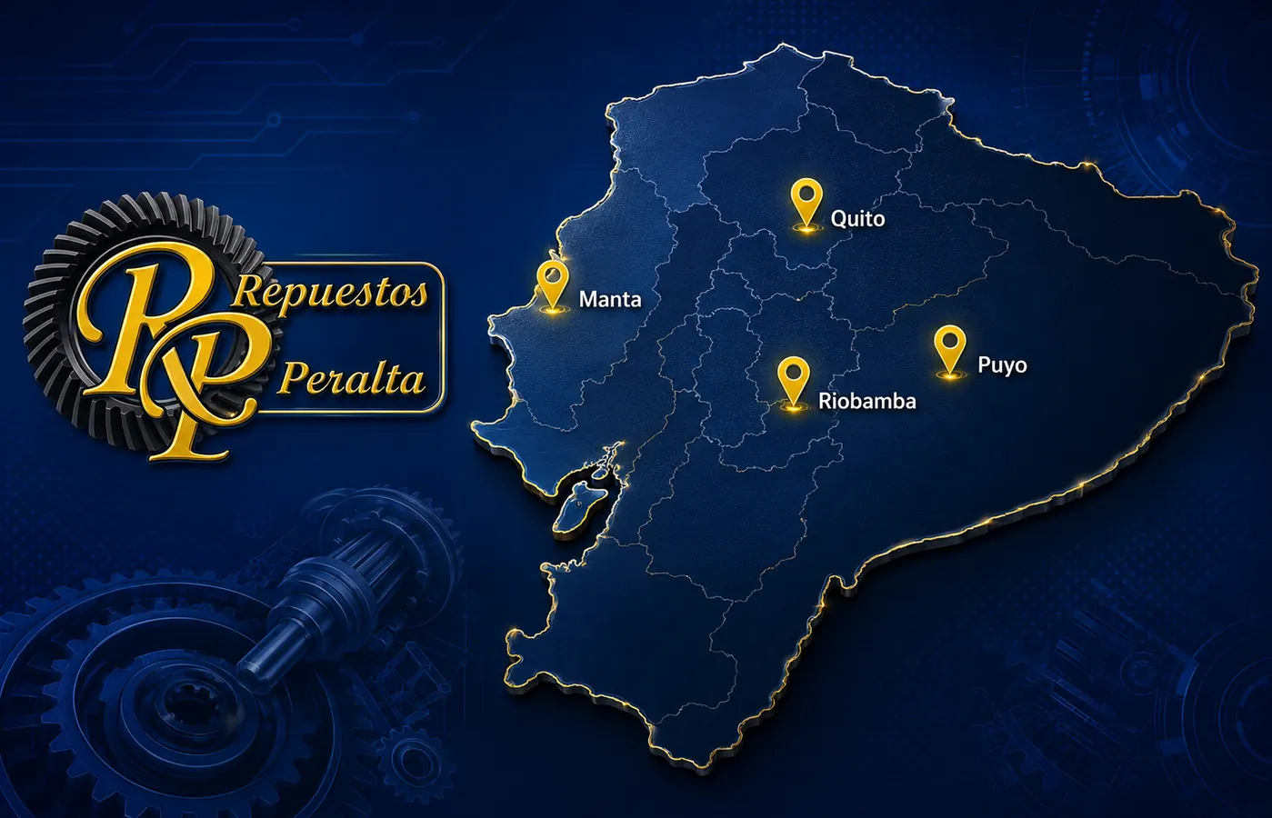 Mapa de locales Repuestos Peralta